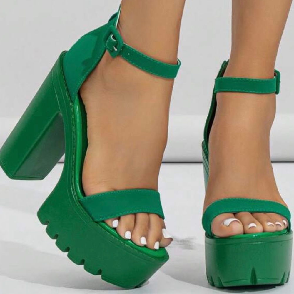Green heels